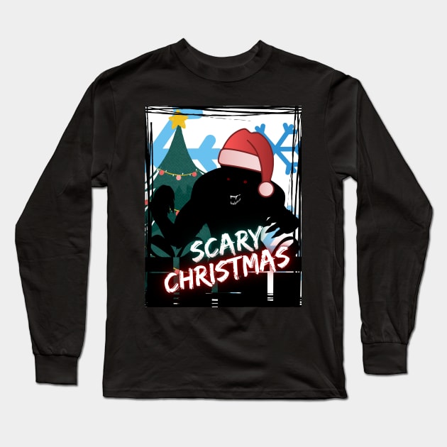 Scary Christmas Long Sleeve T-Shirt by Micro Terrors: Scary Stories for Kids